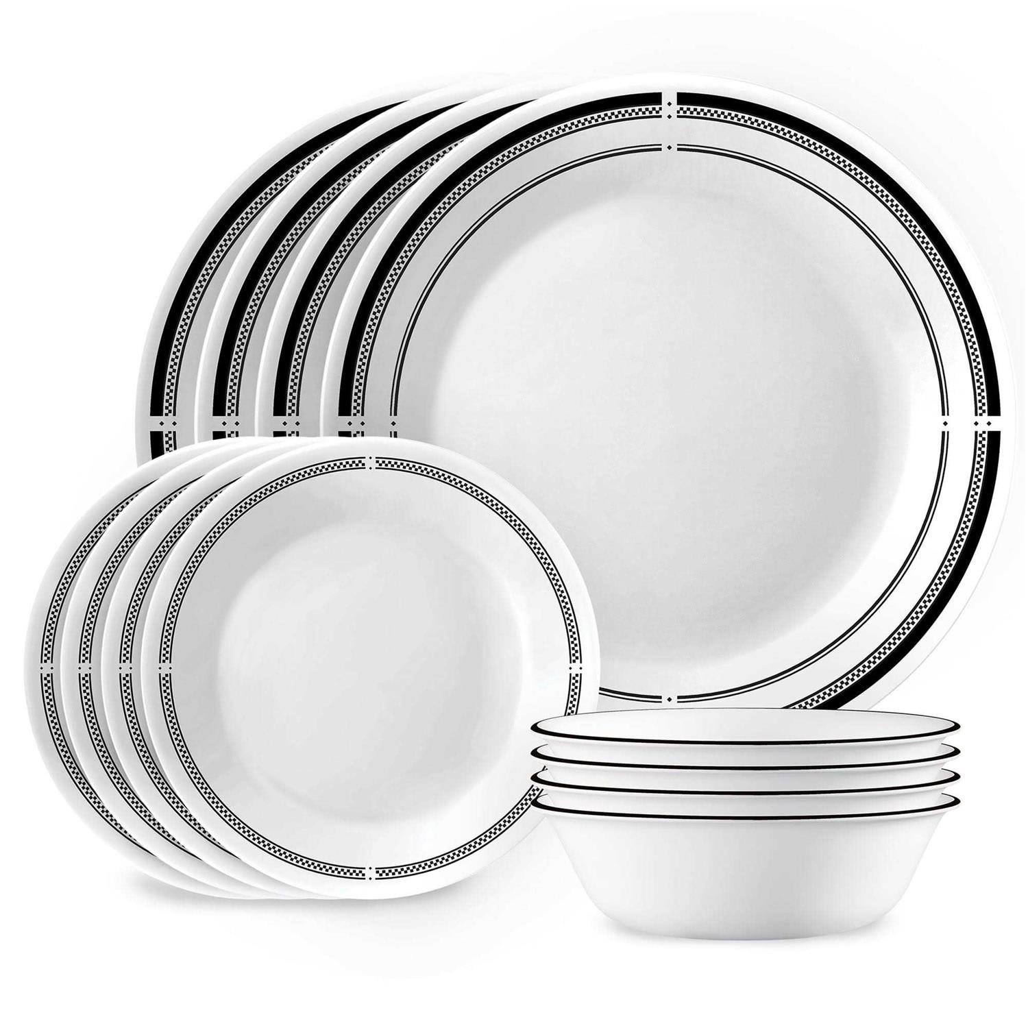 04730728-787C-A0A2-6782-7997868FF9B4.jpg Corelle Brasserie 12-pc Dinnerware Set - Image 1