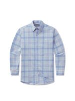 Barnstable Lines Performance Dress Shirt: Light Blue & Lilac - Image 2