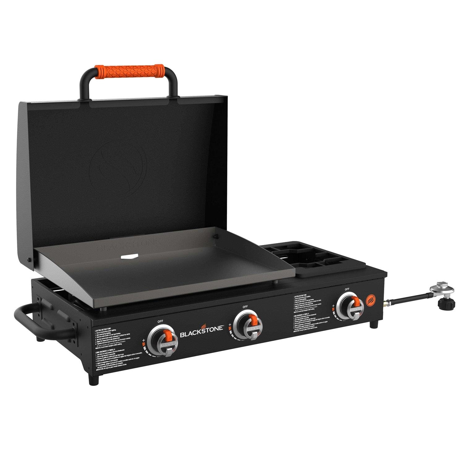 0BBBE283-F4D9-A178-F320-6E53F99E0F6F.jpg Blackstone On The Go Table Top Griddle w/Side Burner - Image 1