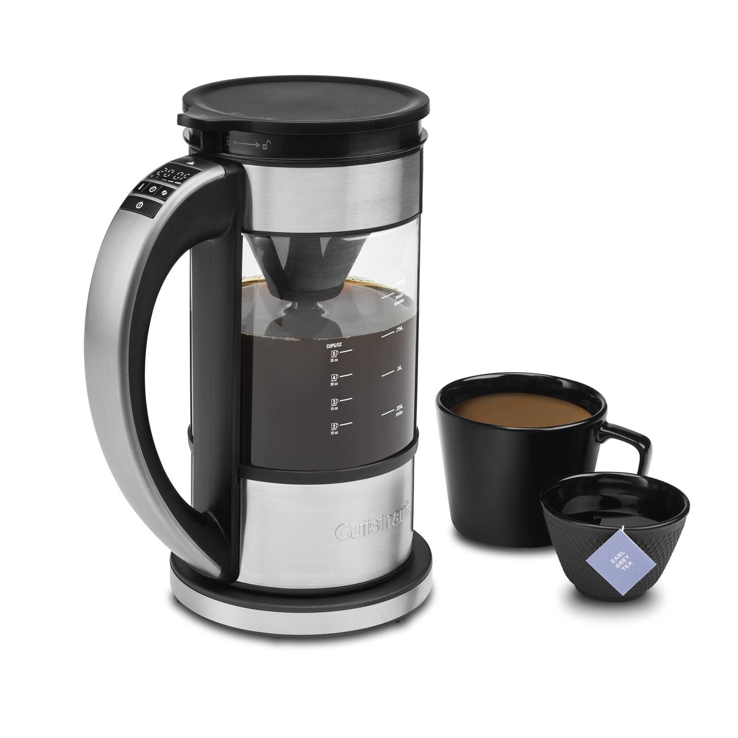 11BBAAD8-3E40-8509-57CD-FD6E9D4BF54B.jpg Cuisinart 5-Cup Programmable Percolator & Electric Kettle - Image 1