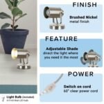 Catalina Lighting Modern Multipurpose Spotlight Desk or Wall Mount Accent Lamp - Image 3