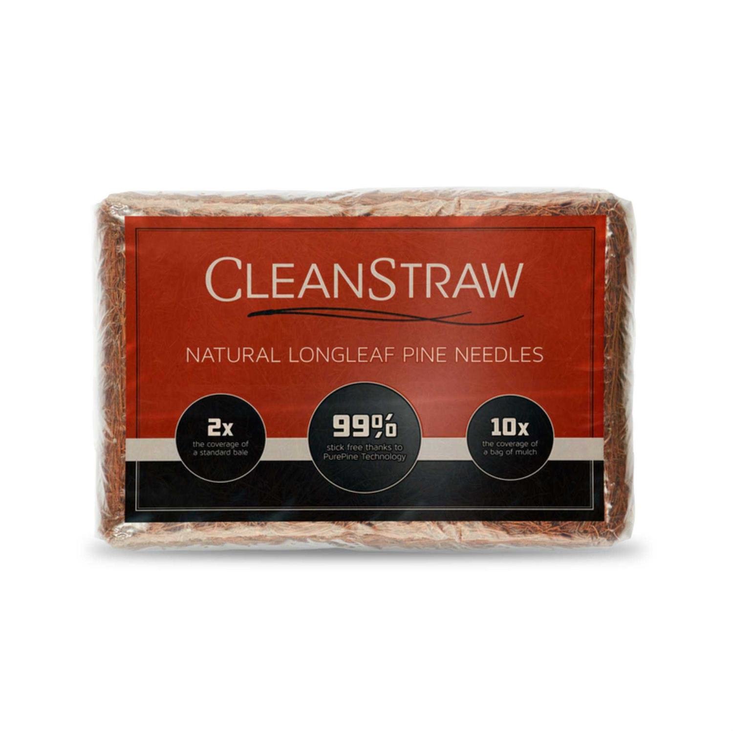 20181E1C-AEAF-1E71-D609-0AE64B2F9F95.jpg CleanStraw Mulch Natural Pine Needles 2.3 cu ft - Image 1