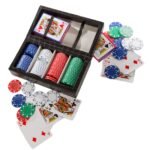 Poker Set | Black Croco