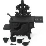 Black Mini Wood Cook Stove Set - Image 5