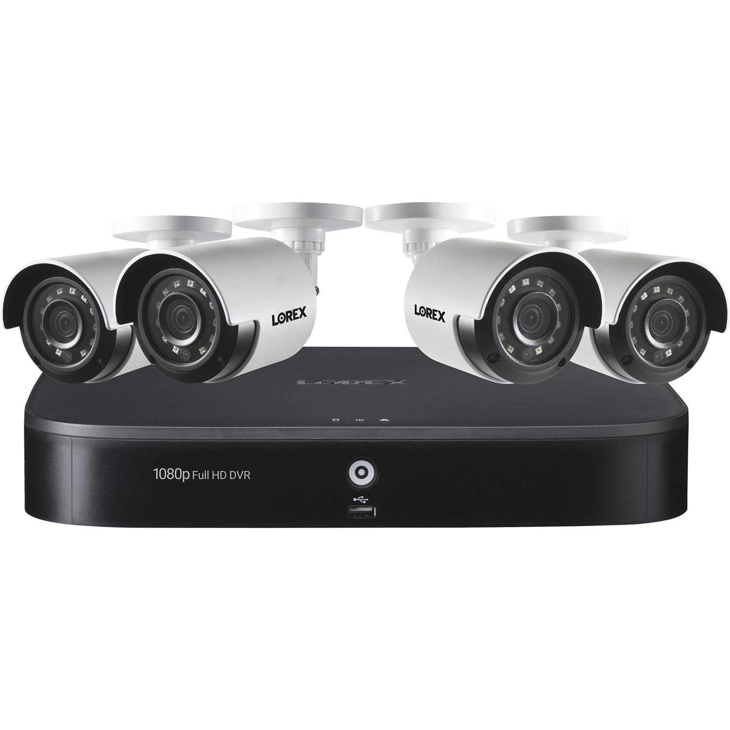 2F1EE234-A394-6FB2-C4D5-96C1DE1BF2E5.jpg Lorex 1080p 8-Channel 1TB Wired DVR System with 4 Cameras - Image 1