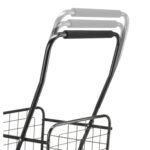 Mainstays Adjustable Rolling Shopping Cart - Image 3