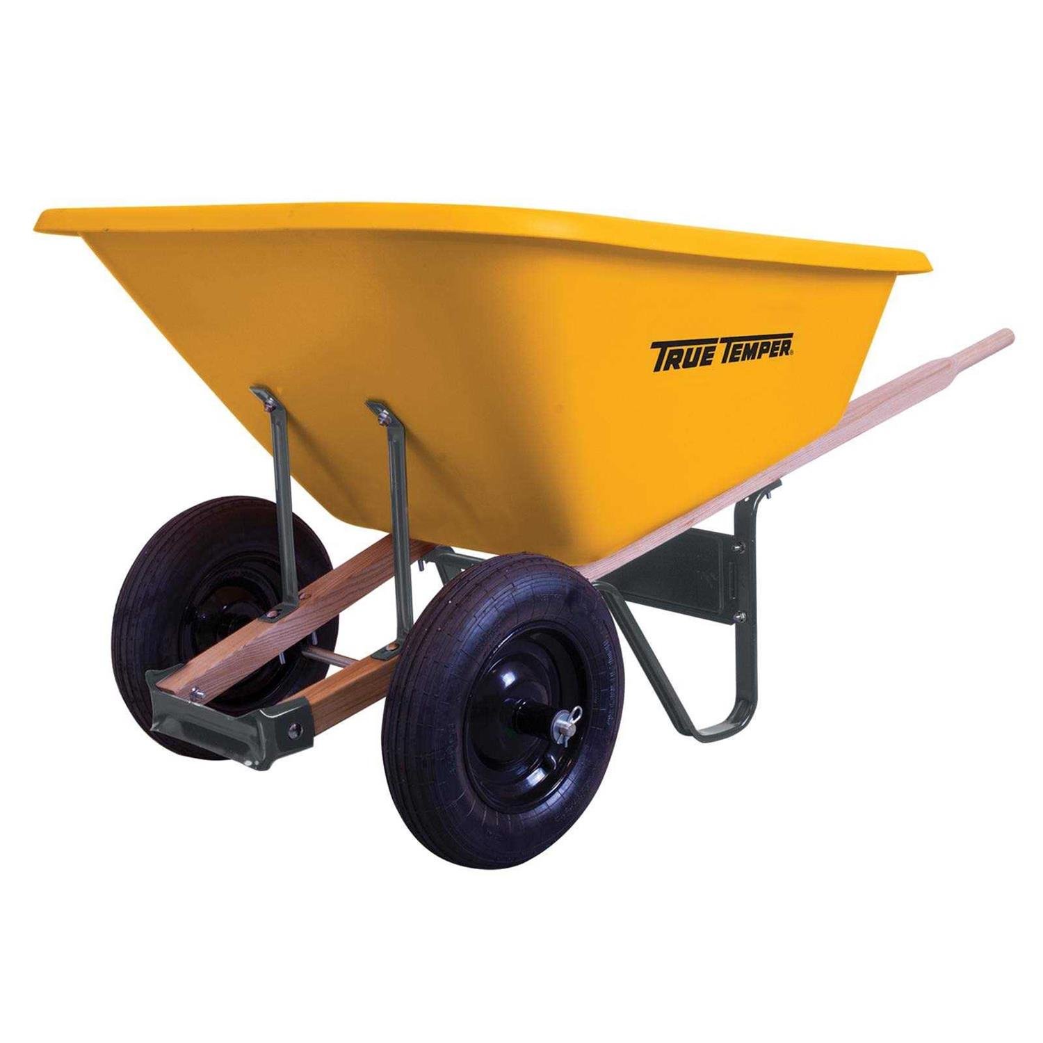 3659075A-8A35-BBA8-2955-E7F03E38F7D4.jpg True Temper Poly Wheelbarrow 8 cu ft - Image 1