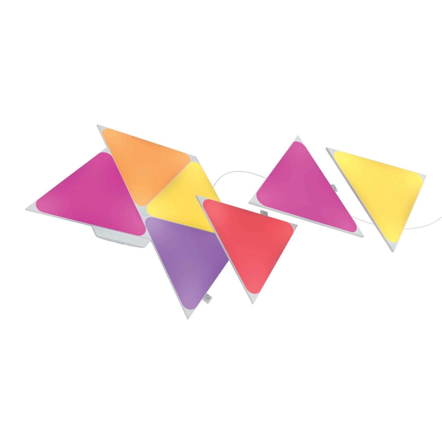 37A034FA-BDFE-3947-6024-15C5BB6C717D.jpg Nanoleaf Shapes Triangles Smarter Kit - Image 1