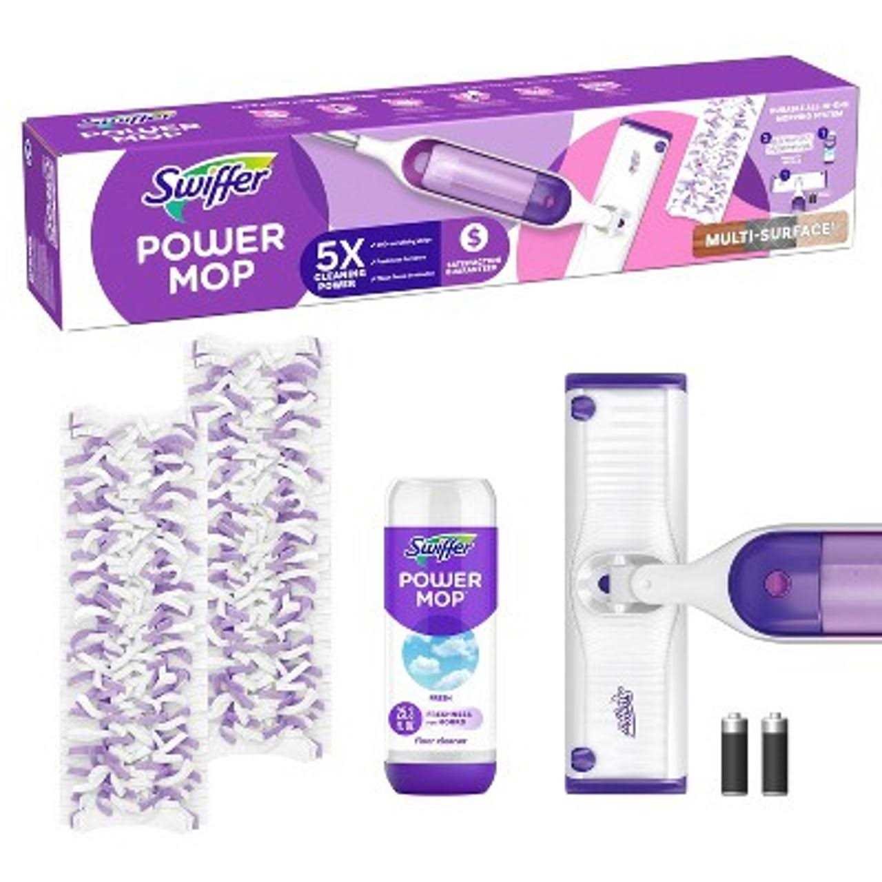 3CB57994-1976-C2E9-117F-07DE333F6415.jpg Swiffer Power Mop Multi-Surface Mopping Kit - Image 1