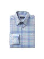 Barnstable Lines Performance Dress Shirt: Light Blue & Lilac