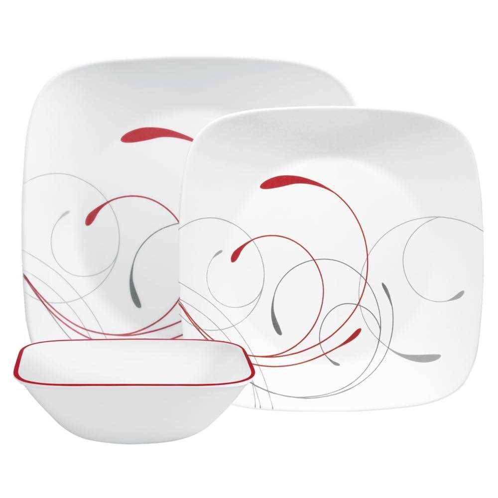 4936FD04-85AF-4B55-7316-7F101C11E9ED.jpg Corelle Splendor Square Dinnerware Set - Image 1