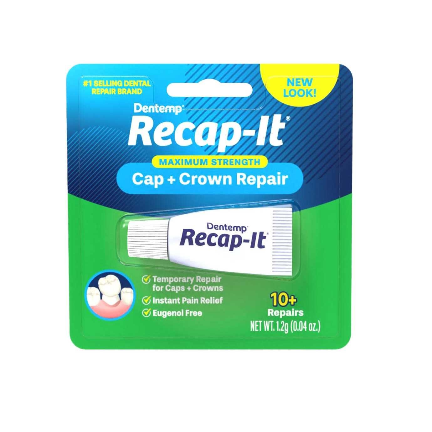 4F718D0A-DF04-E536-4958-0CF761972DB3.jpg Dentemp Recap-It Loose Cap Repair - Image 1