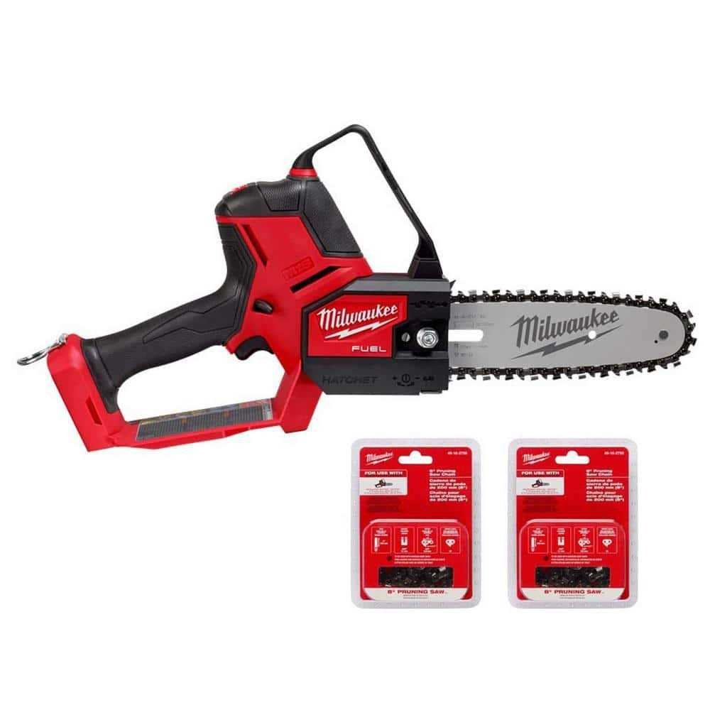 5212FF69-0D45-33DA-C33D-BBE65F4DC752.jpg Milwaukee M18 FUEL 8 in. 18V Lithium-Ion Brushless Electric Battery Chainsaw HATCHET w/M18 - Image 1