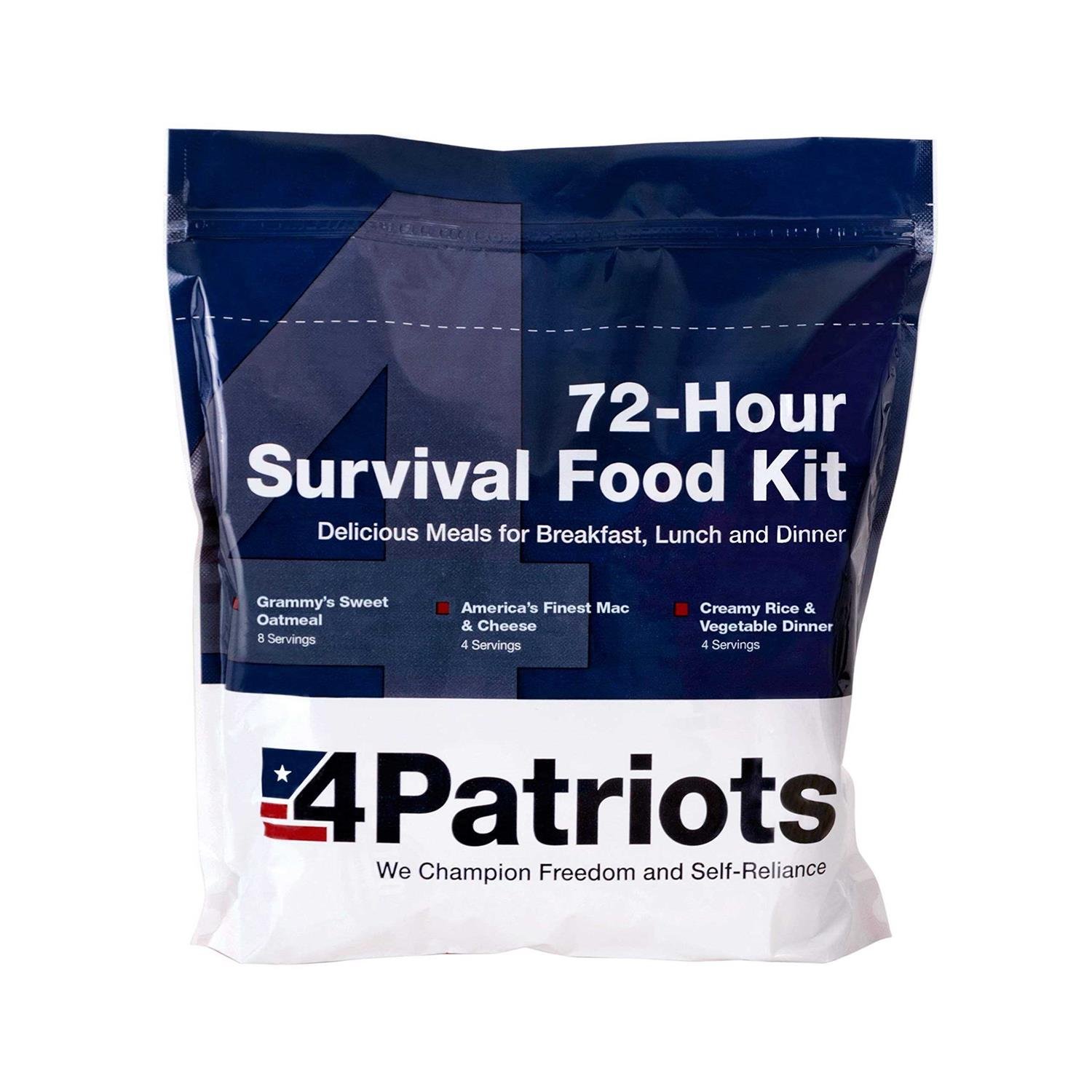 5C153A19-6238-2831-84ED-1241580E7D90.jpg 4Patriots 72-Hour Emergency Food Supply Survival Kit - Image 1