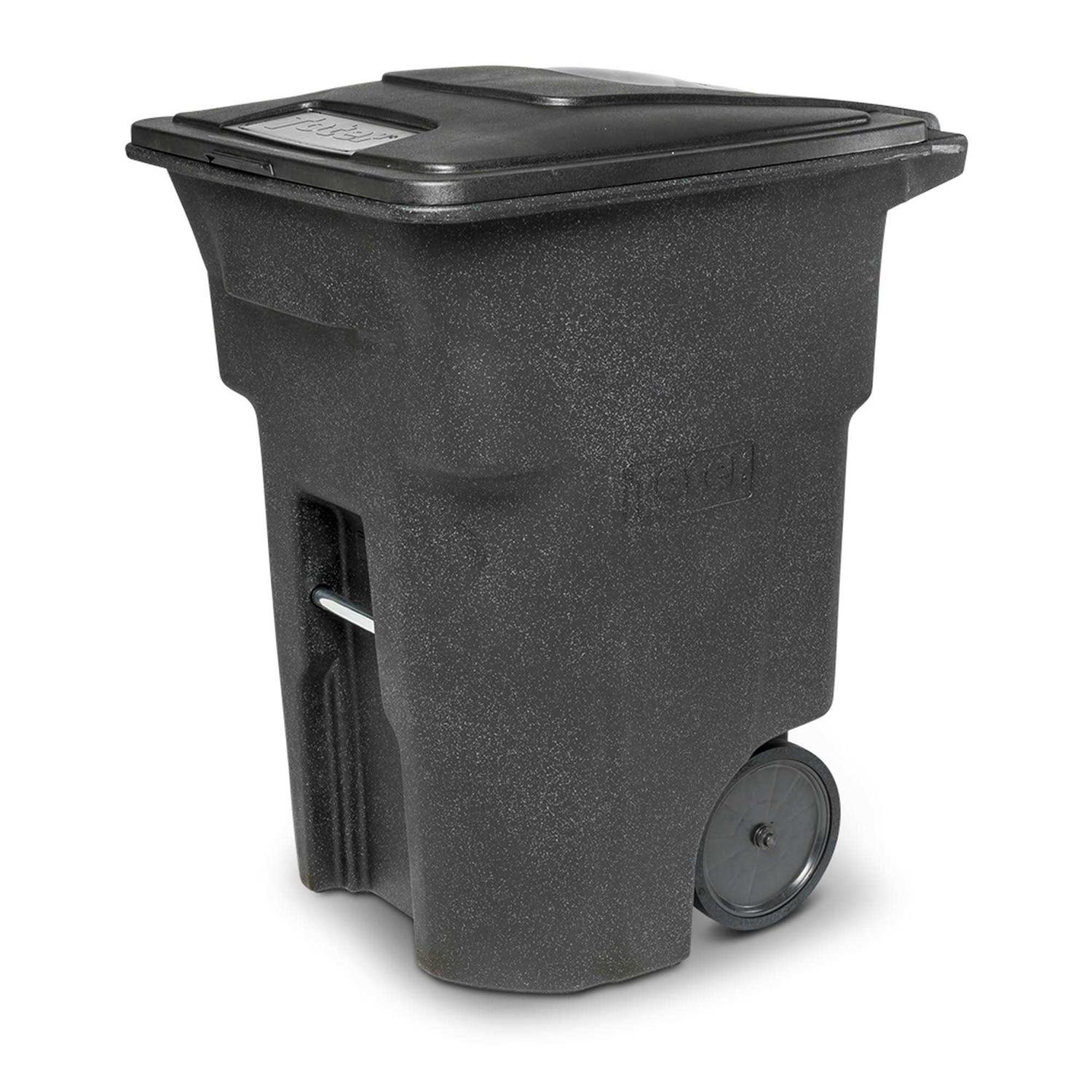 616ECE68-C943-5CF3-5B21-28D19BBEE23A.jpg Toter 96 Gallon Trash Can with Smooth Wheels and Lid - Image 1
