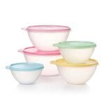 Tupperware Heritage Wonderlier Food Storage Bowl Set Vintage Colors