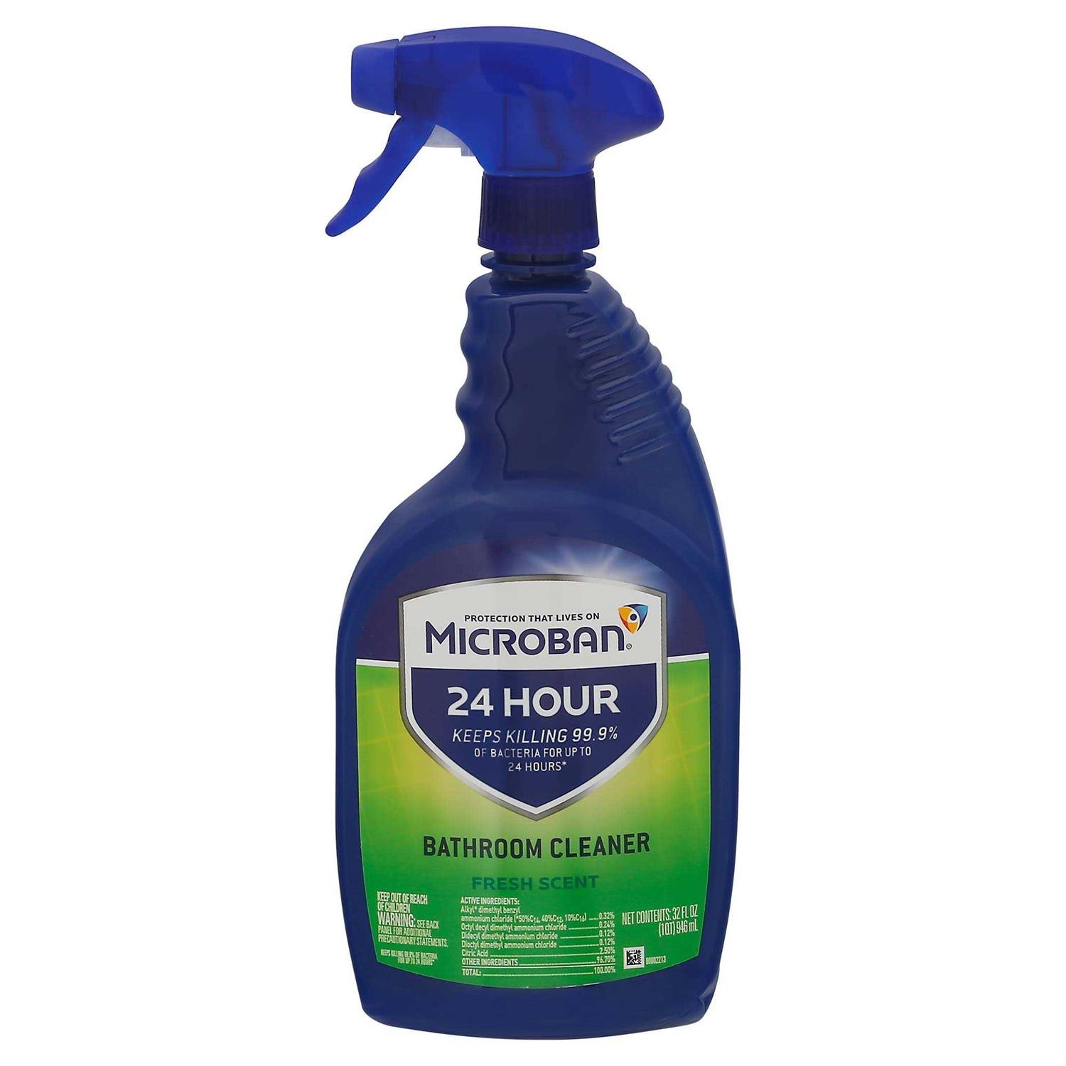 7210AF47-2FA0-E280-9CB8-88DAB5F4302A.jpg Microban 24 Hour Fresh Scent Bathroom Cleaner Spray - Image 1