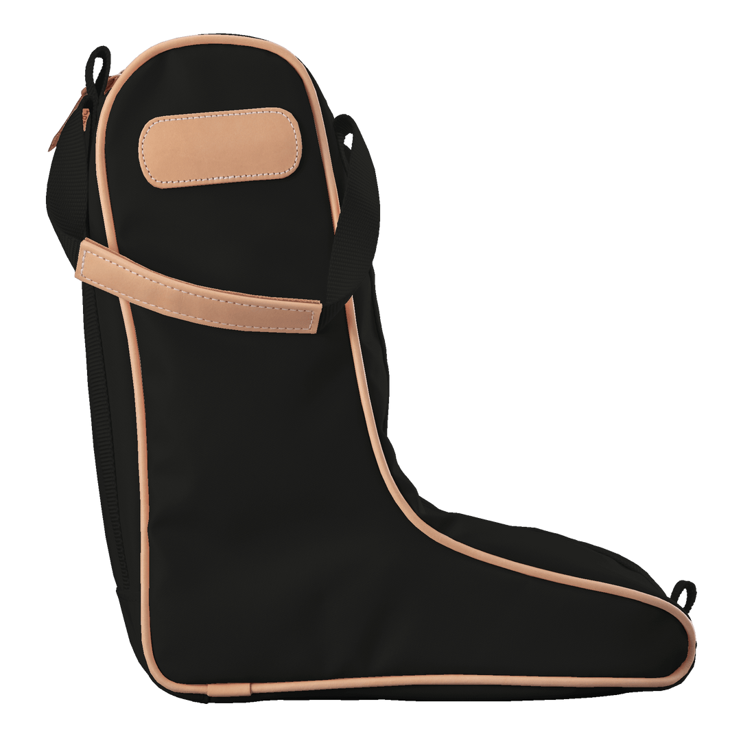 77237F3E-34B4-4DC4-8CB9-A81B304BA12D Jon Hart Boot Bag | Black Coated Canvas - Image 1
