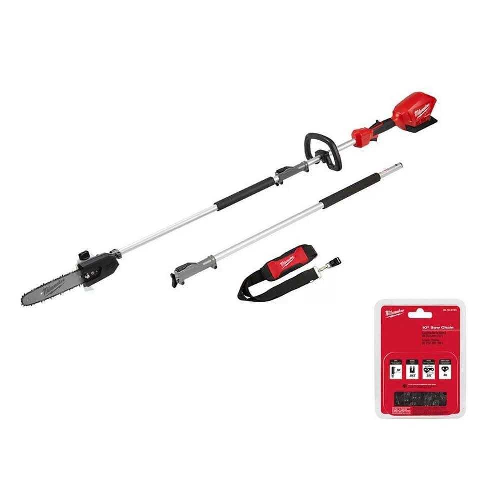 7D5F83E6-0C58-BCBB-A0F0-0820DFB1C5B0.jpg Milwaukee M18 FUEL 10 in. 18V Lithium-Ion Brushless Electric Cordless Pole Saw with Attachment Capability with 10 in. Saw Chain - Image 1