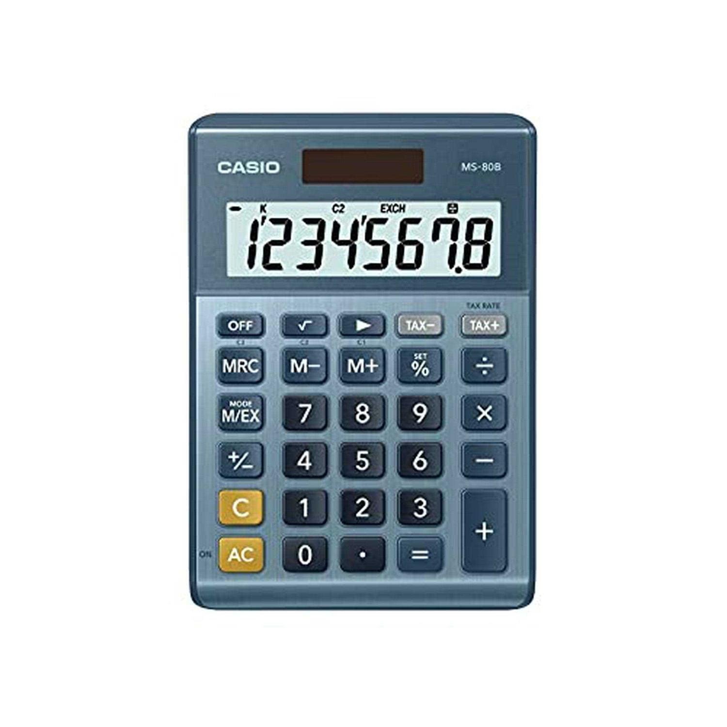 8F376950-BF0B-D06E-3772-C4A6C65CD8EA.jpg Casio MS-80B Desktop Calculator - Image 1