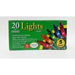 Dollar Tree Stores 20-Count Mini Indoor Multiolored Christmas Lights Strands - Image 3