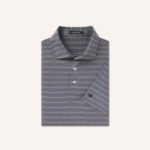 Newcastle Stripe Featherlight Polo- Washed Lunar