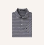 Newcastle Stripe Featherlight Polo- Washed Lunar