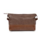 The Oxford Toiletry Bag | Chocolate Brown