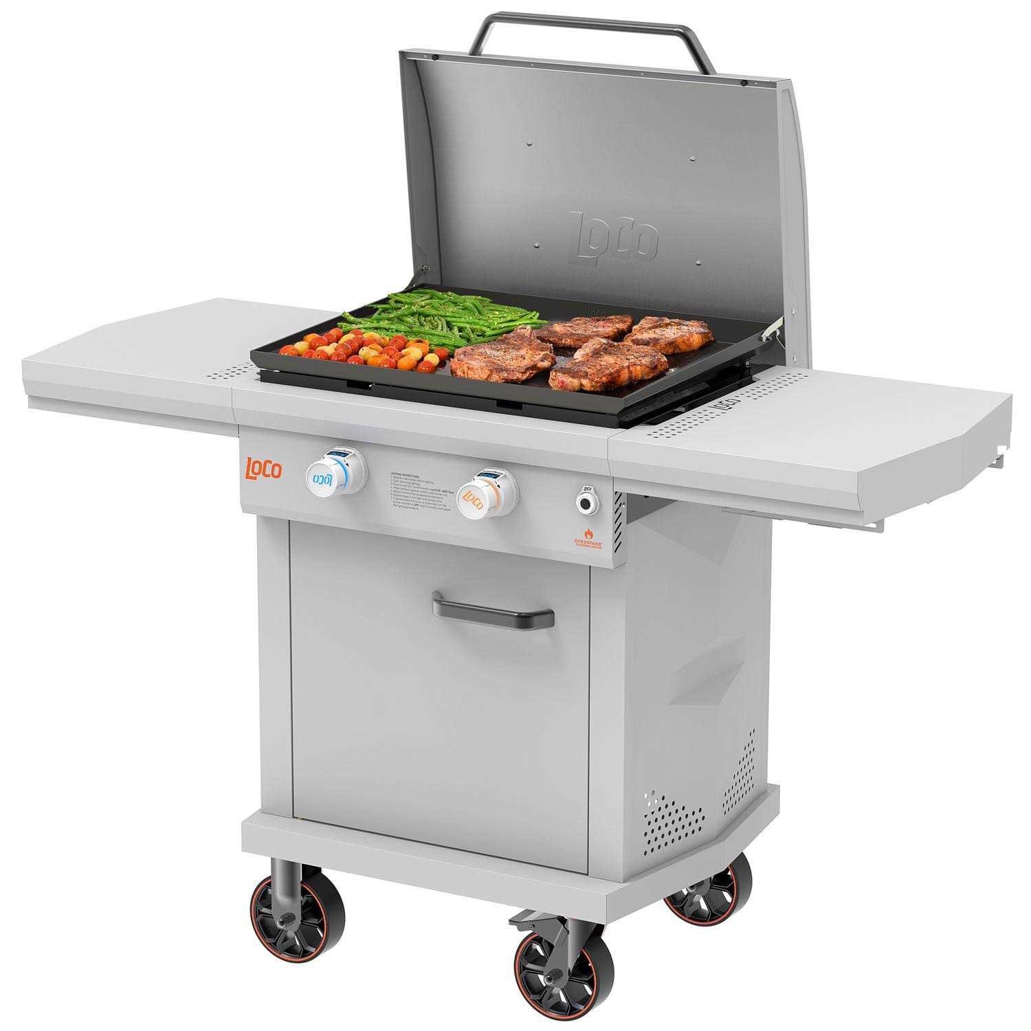 AF743B83-3E1E-D06A-7BC5-DF24348B0568.jpg LoCo 2 Burner Liquid Propane Outdoor Griddle with Hood - Image 1