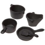 Black Mini Wood Cook Stove Set - Image 2