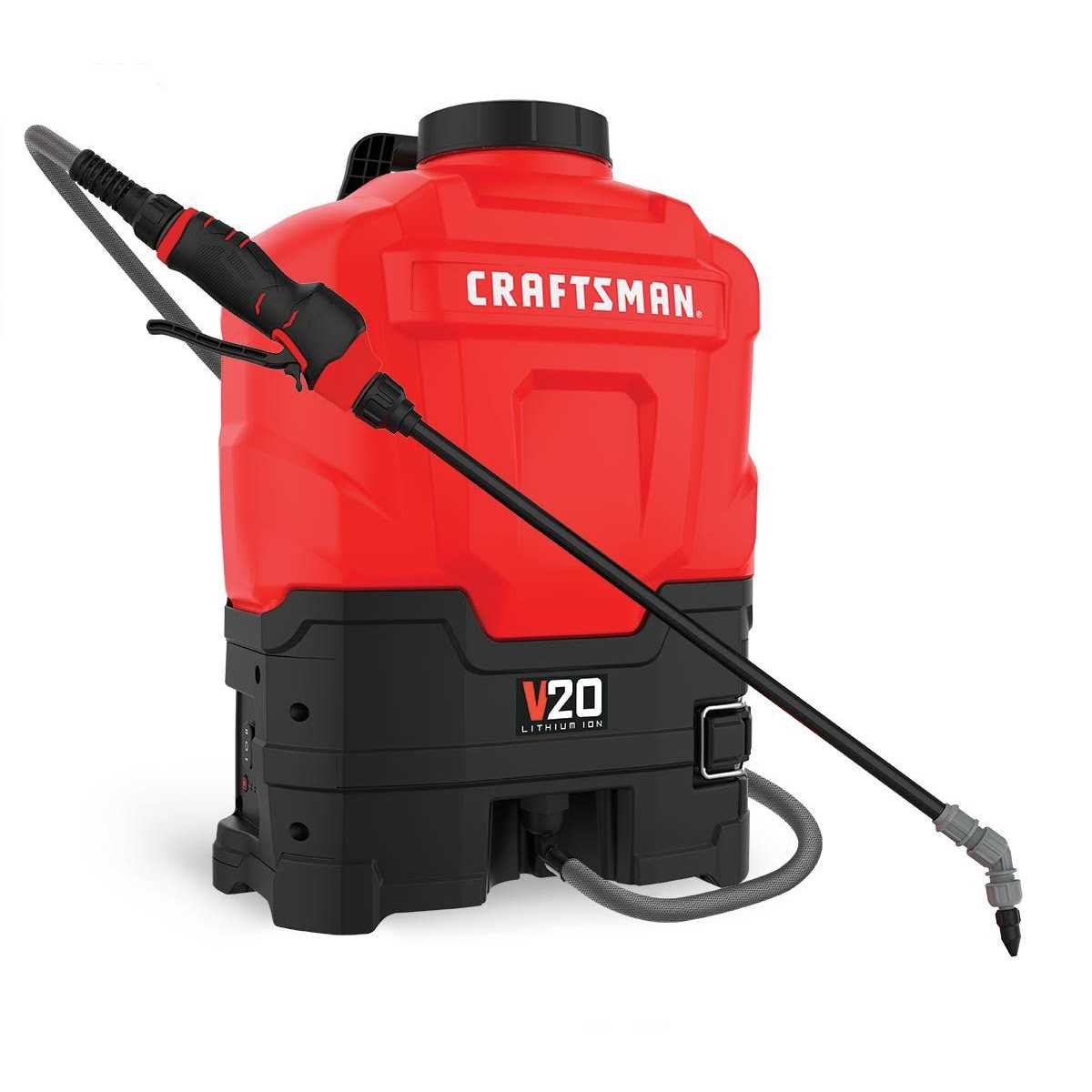 B4861732-8849-5396-05CA-78FCC5A048B9.jpg CRAFTSMAN 4-Gallons Plastic 20-volt Battery Operated Backpack Sprayer - Image 1