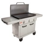 LoCo 3 Burner Liquid Propane Outdoor Griddle with Hood - Image 2
