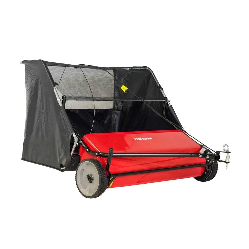 C46C93A7-24E6-BEC0-C128-5BADA034D352.jpg Craftsman Hi-speed Lawn Sweeper 42-in Lawn Sweeper - Image 1