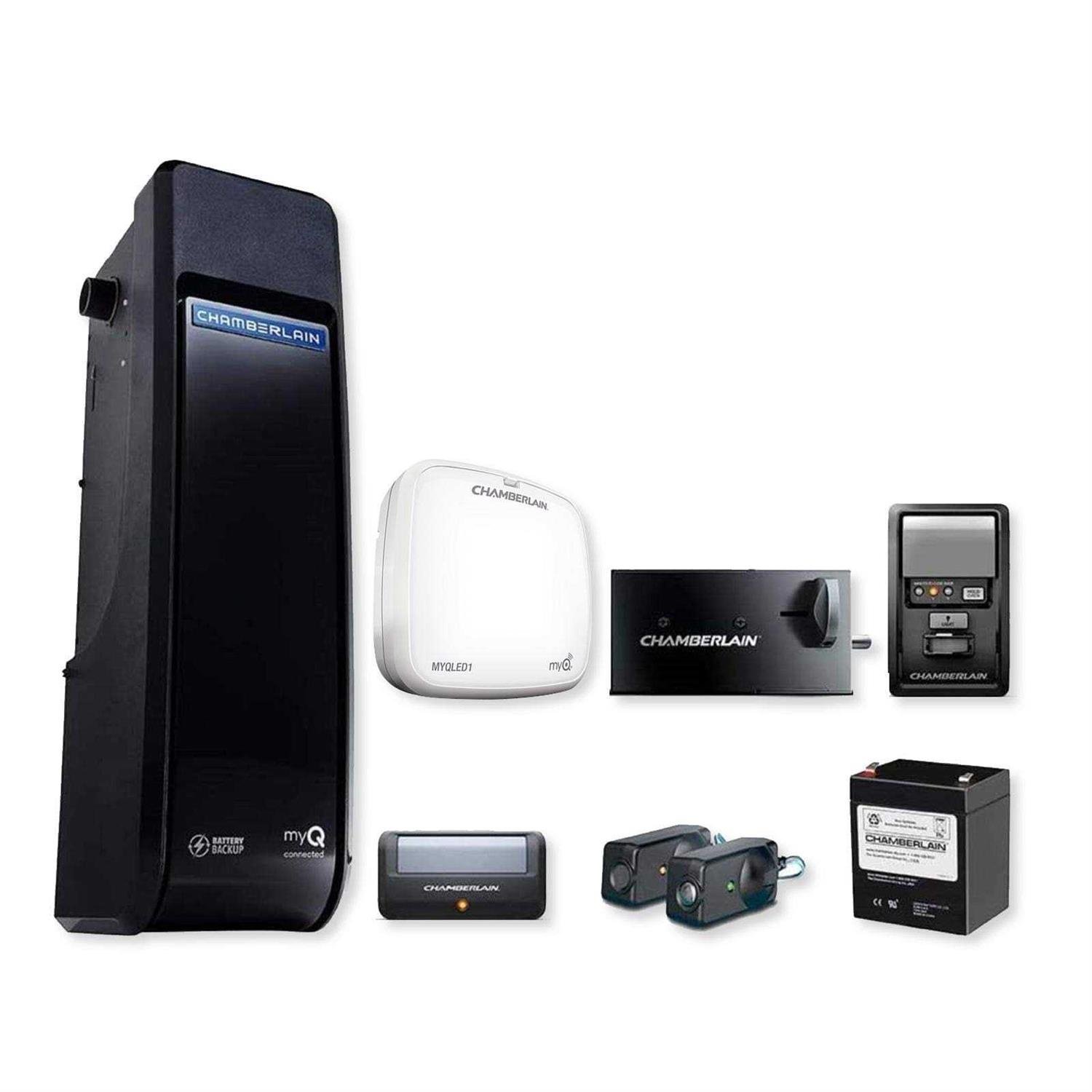 C4C8B8B3-87DA-B332-D636-1AA13299066C.jpg Chamberlain Wall Mounted Ultra Quiet Garage Door Opener with Battery Backup - Image 1