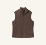 Lawrence Quilted Vest / Stone Brown