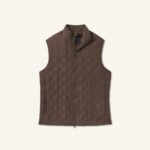 Lawrence Quilted Vest / Stone Brown