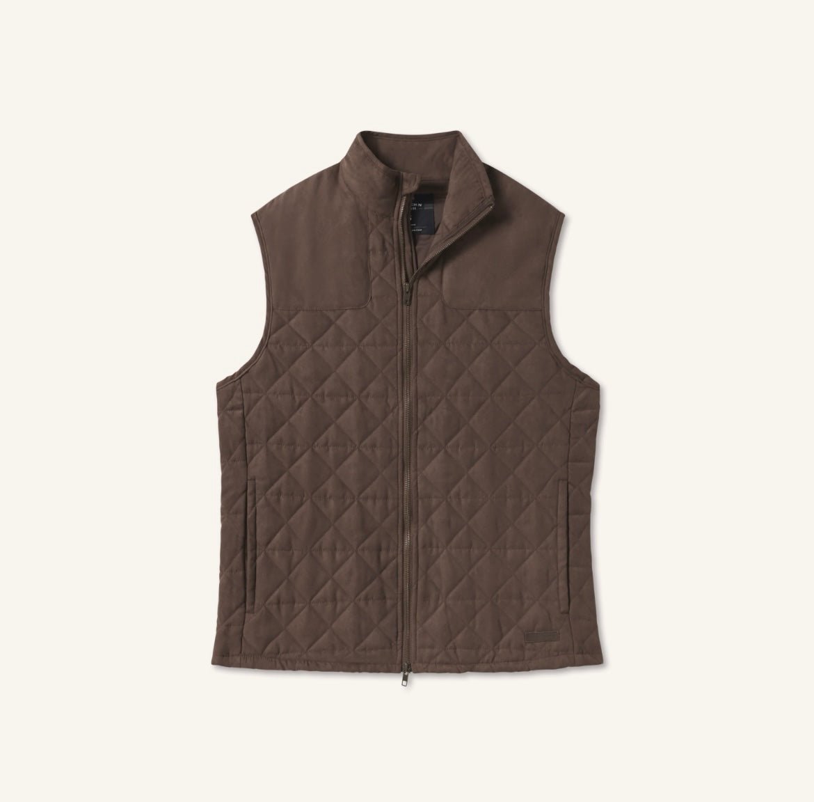 CFDEA342-1C95-4DF8-BDE1-99EDB63F35CC Lawrence Quilted Vest / Stone Brown - Image 1