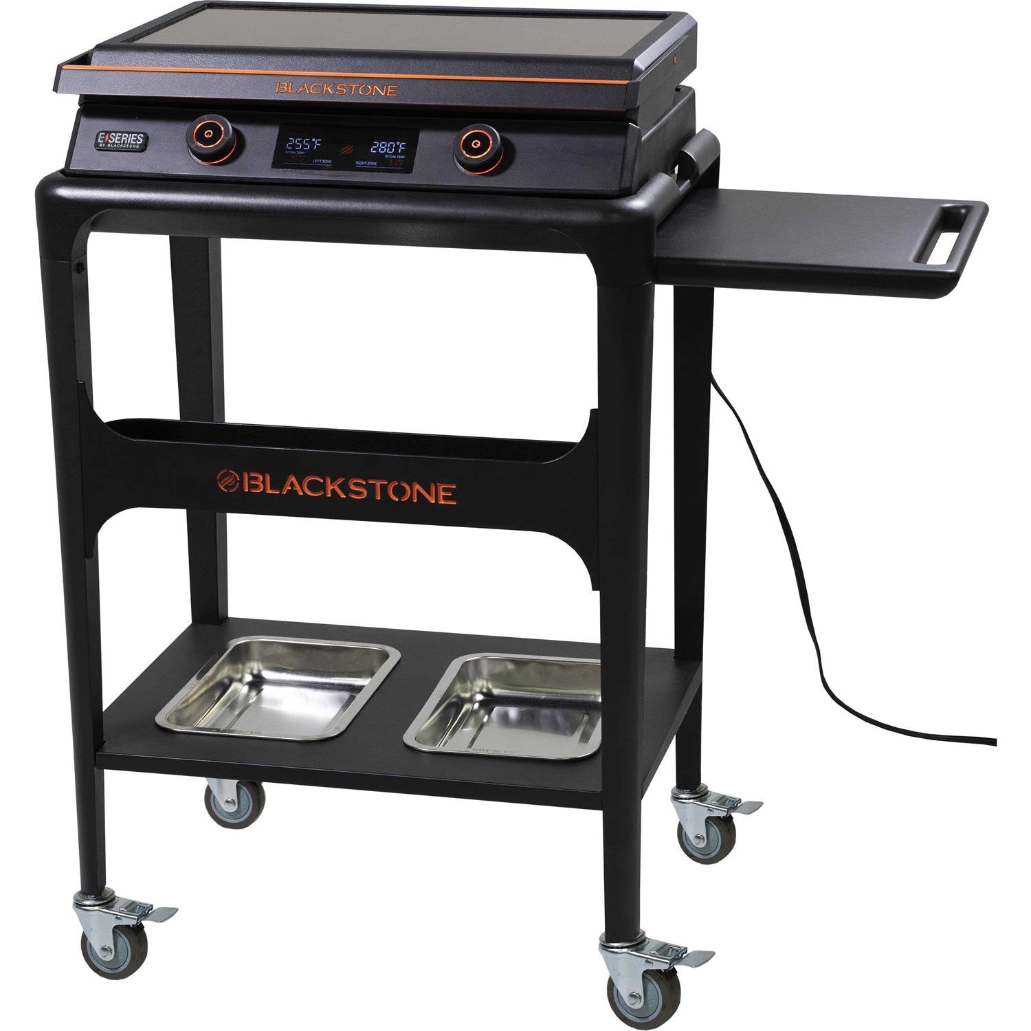 E2770AAE-3D82-E359-EE0A-0C121C500215.jpg Blackstone E-Series 2-Burner 22 Electric Tabletop Griddle with Prep Cart - Image 1