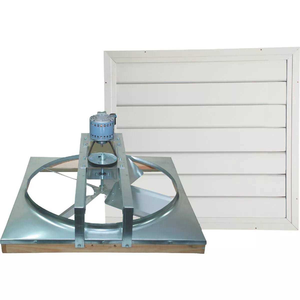 E38581F4-A962-64FE-51BD-773E2D600745.jpg Cool Attic 30 Belt Drive Whole House Fan with Shutter - Image 1