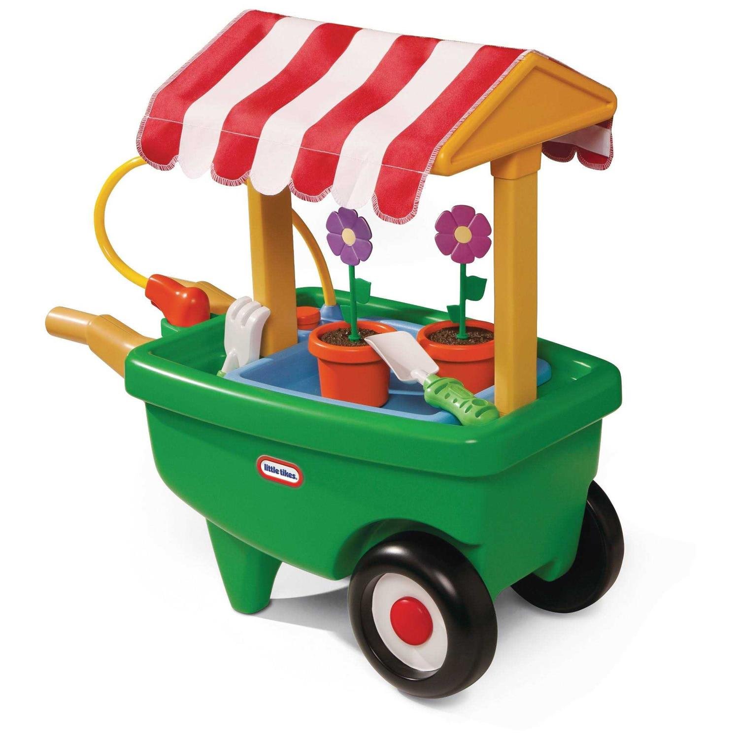 EF8E229E-4AC3-A93D-9CE9-CE415B403C16.jpg Little Tikes 2 in 1 Garden Cart and Wheelbarrow - Image 1