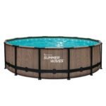 Summer Waves Elite Round Frame Above Ground Swimming Pool