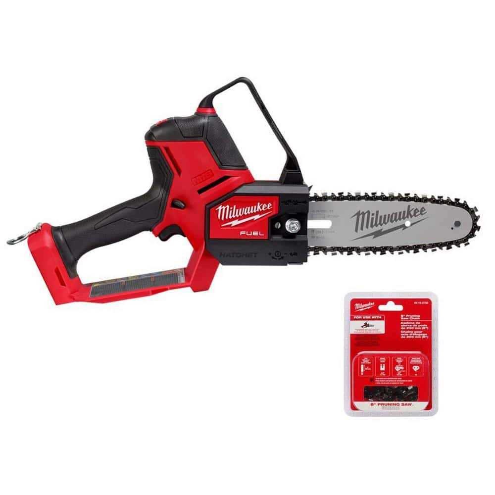FDD8A289-9E8D-A71D-DC8F-0A47847AE97C.jpg Milwaukee M18 FUEL 8 in. 18V Lithium-Ion Brushless Electric Battery Chainsaw HATCHET w/M18 - Image 1