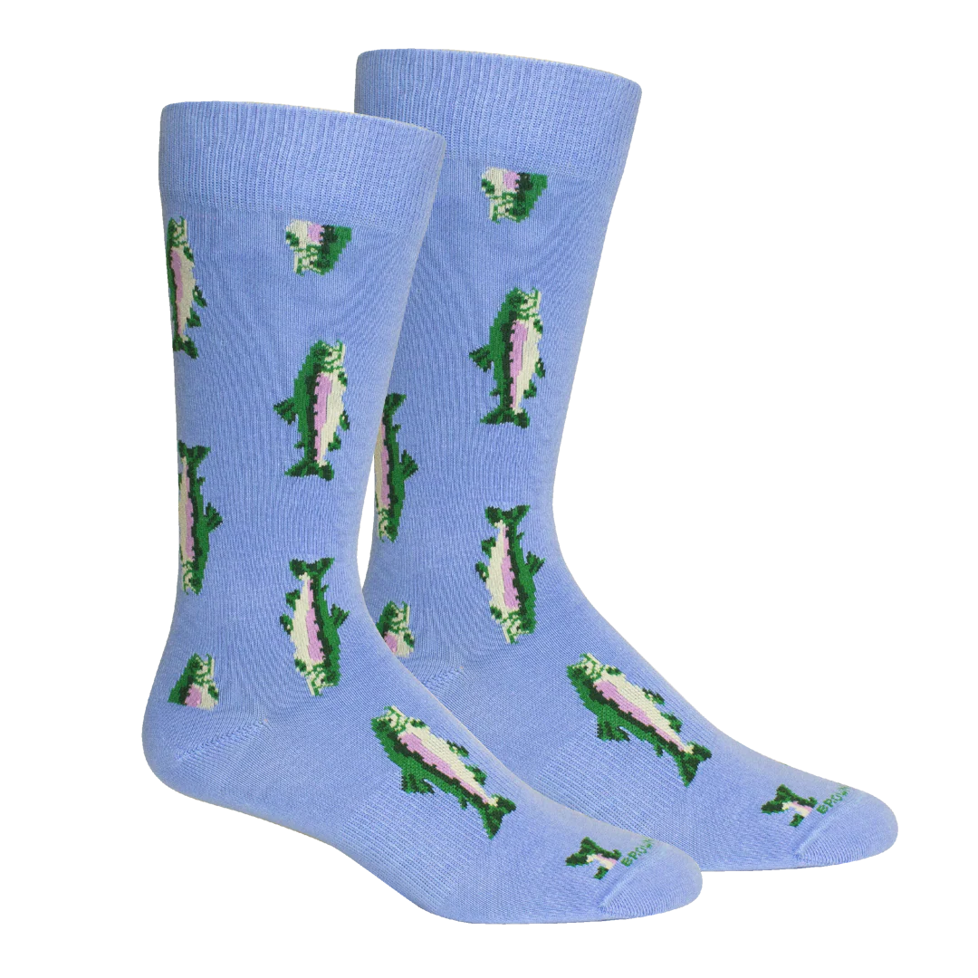 IMG-5304 Brown Dog Socks | Watauga - Della Blue - Image 1