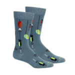 Brown Dog Socks | Lured - Bluestone