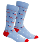 Brown Dog Socks | Red, White & Beau - Della Blue