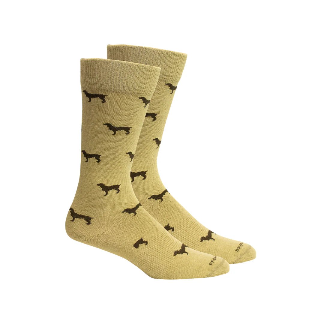 IMG-7370 Brown Dog Socks | Beau - Khaki - Image 1