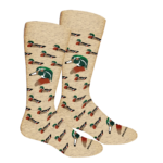 Brown Dog Socks | Wood Duck - Oatmeal